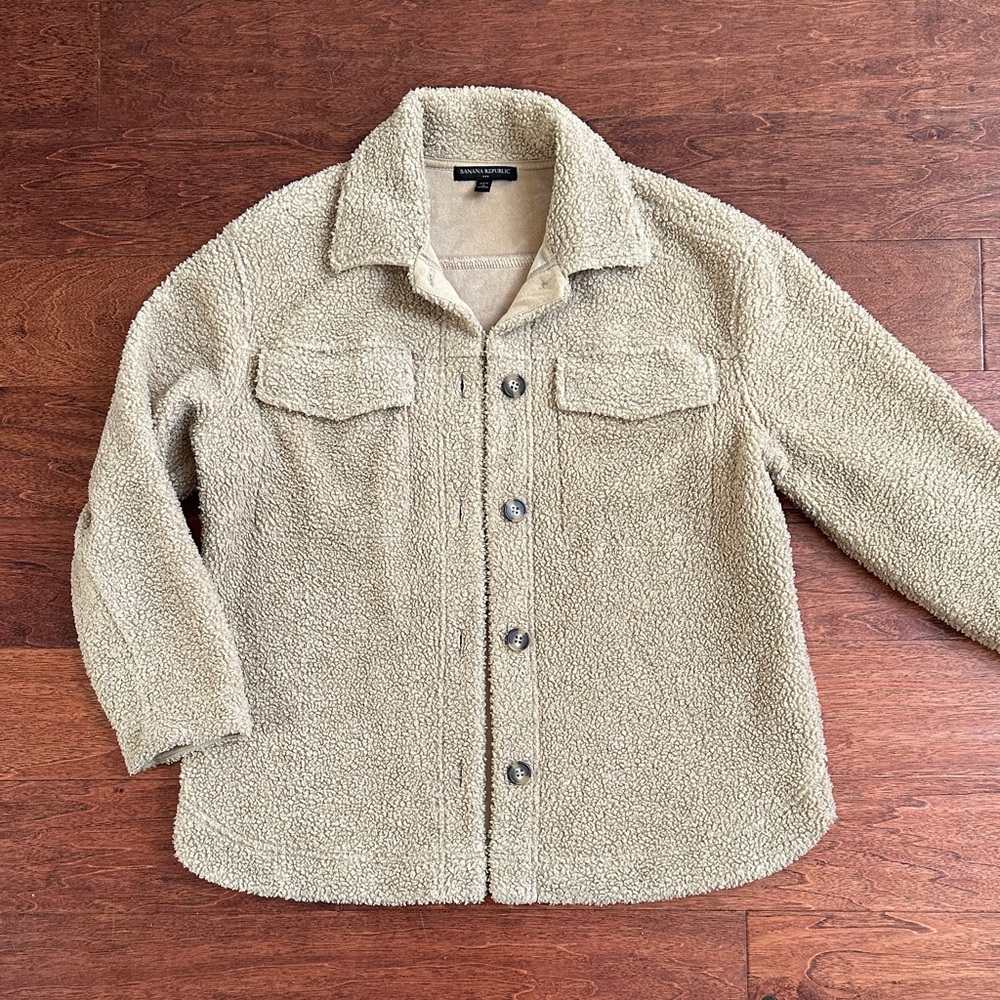 Cozy Tan Sherpa Jacket